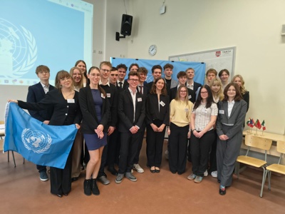 Studentská delegace v Estonsku